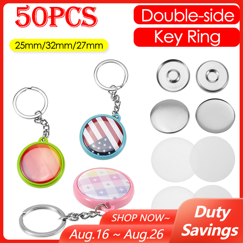 Button Badge Blank - 50 Stück/Set 25mm 32mm 37mm Doppelseitige