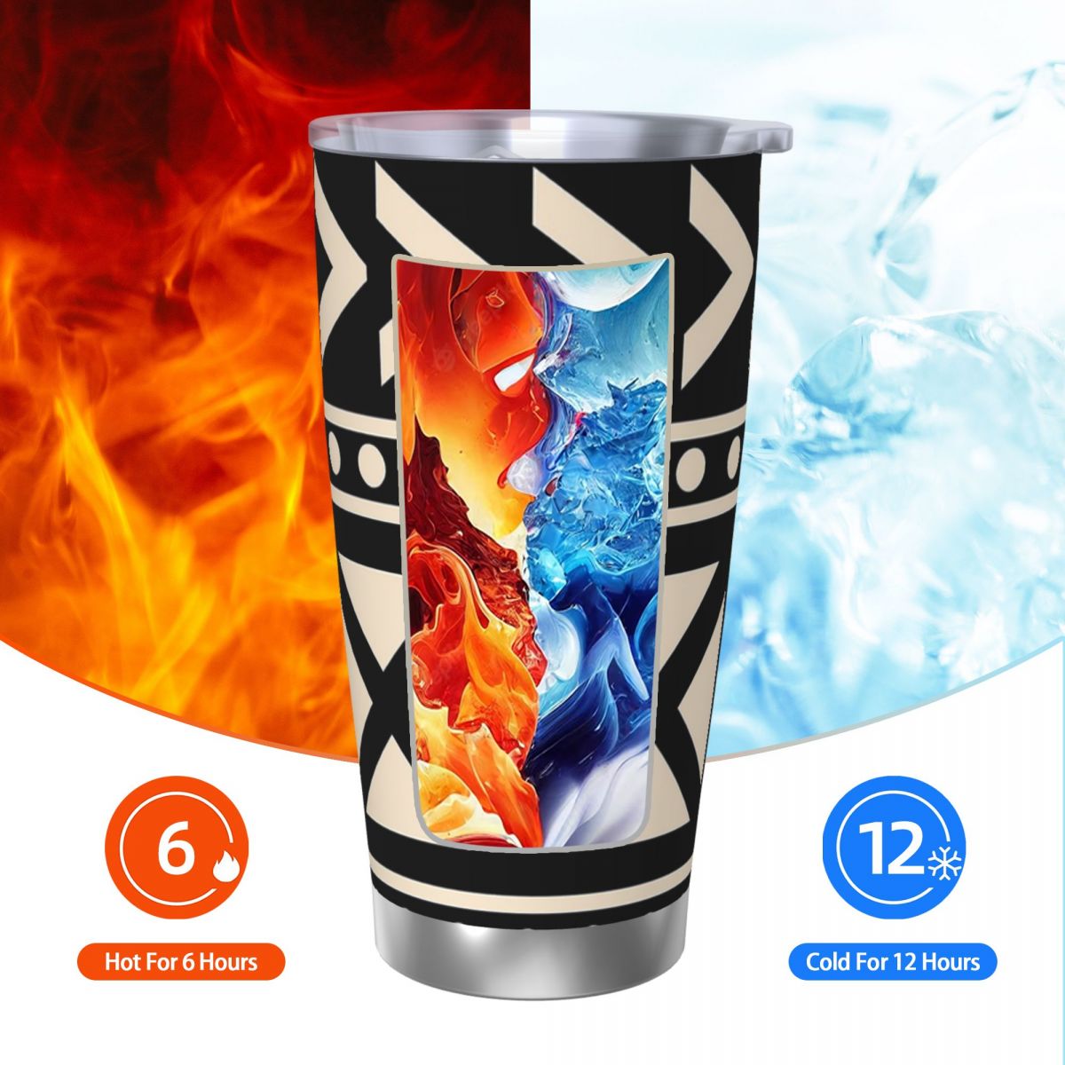 Afrikanisches Schlammtuch, sch – Tumbler 20Oz White Bewertung und Preis