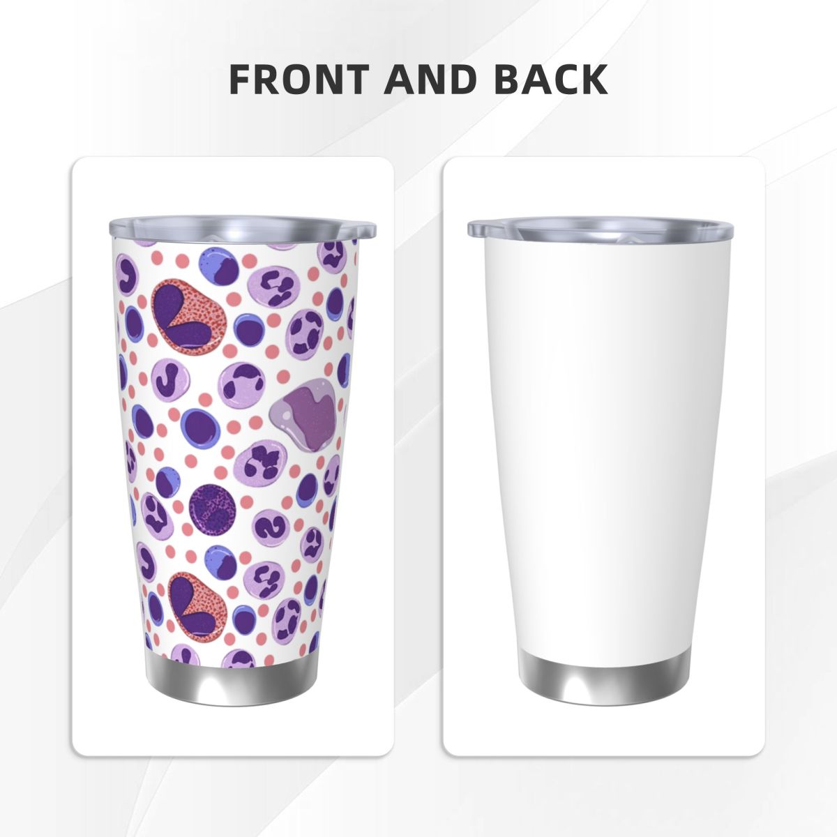 Großer weißer Blutkörperchenmu – Tumbler 20Oz White Bewertung und Preis