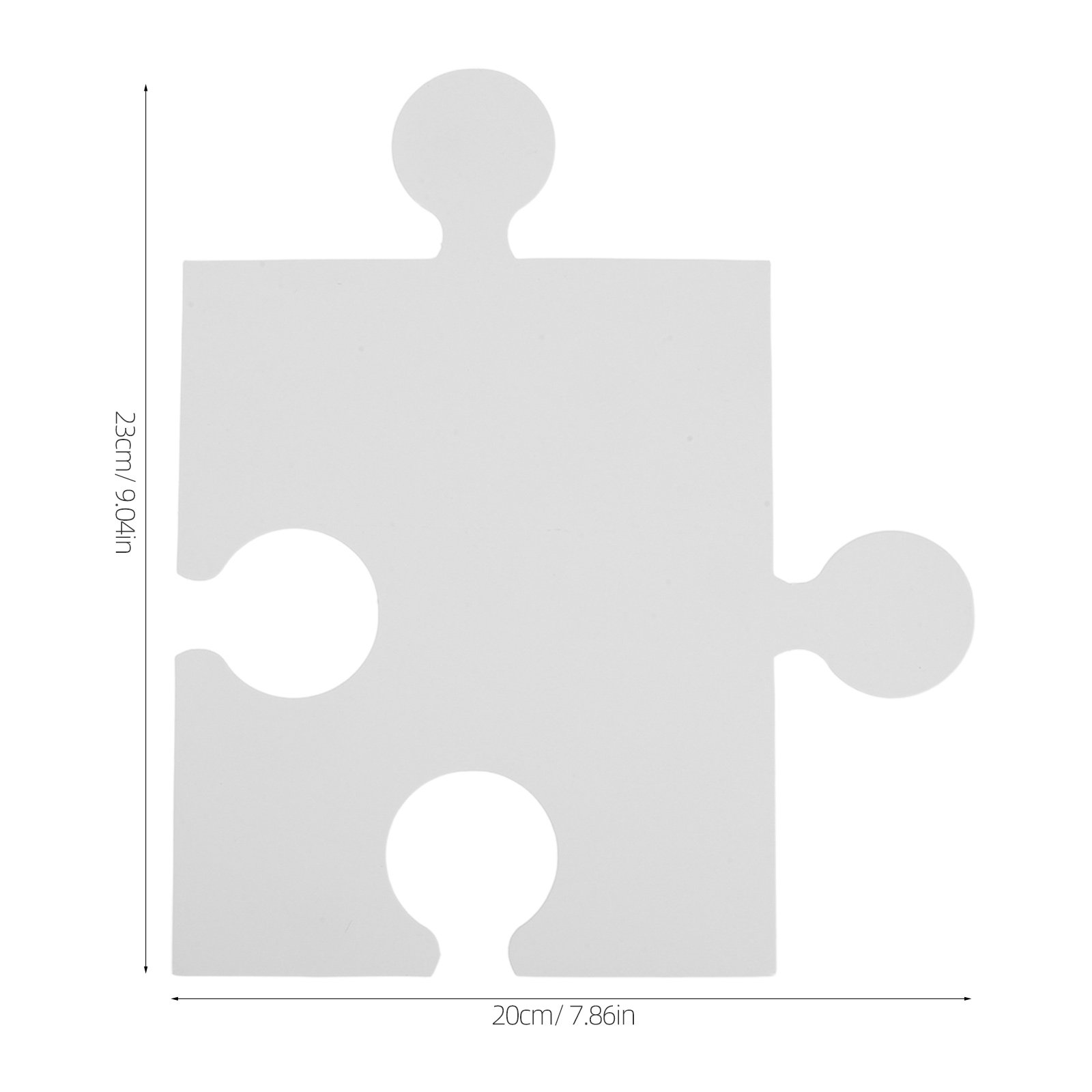 60 Stück große leere Puzzletei – Puzzle Blank White Bewertung und Preis