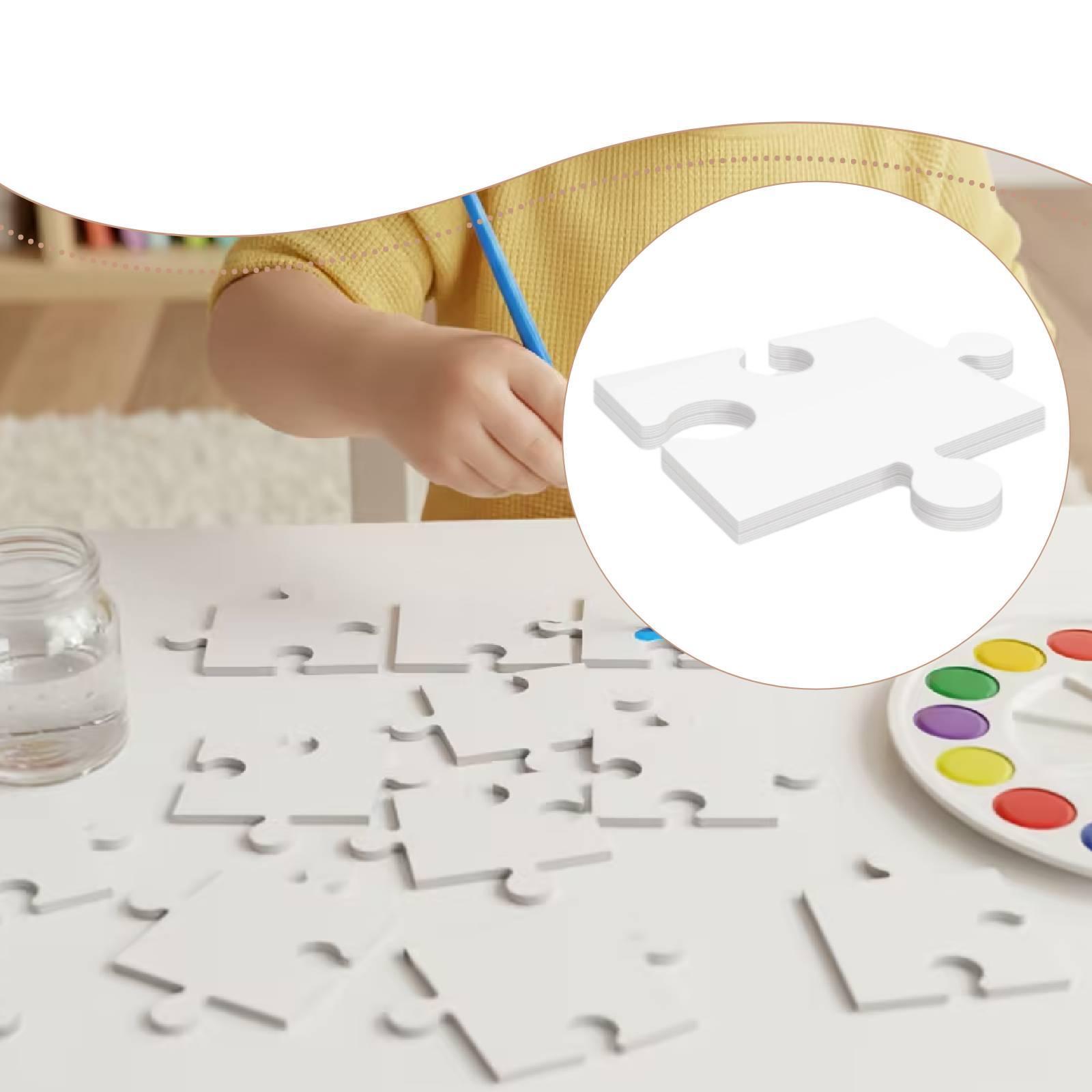 24x Weiße Karton-Puzzles 30,5c – Puzzle Blank White Bewertung und Preis