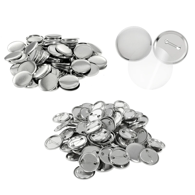 100Set leere Abzeichen Pin But – Button Badge Blank Bewertung und Preis