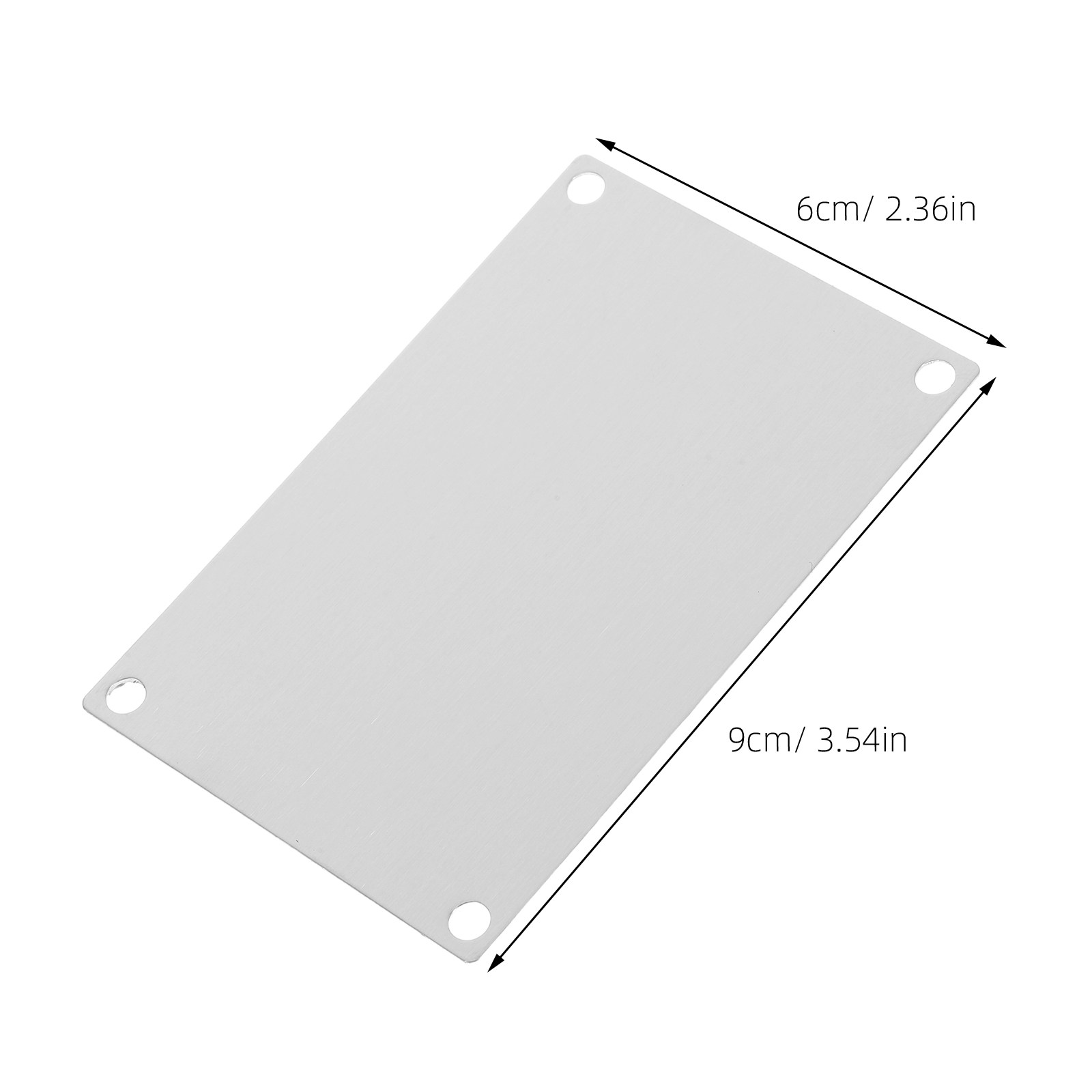5 Stück Blanko-Edelstahl-Schil – Yard Sign Blank Bewertung und Preis
