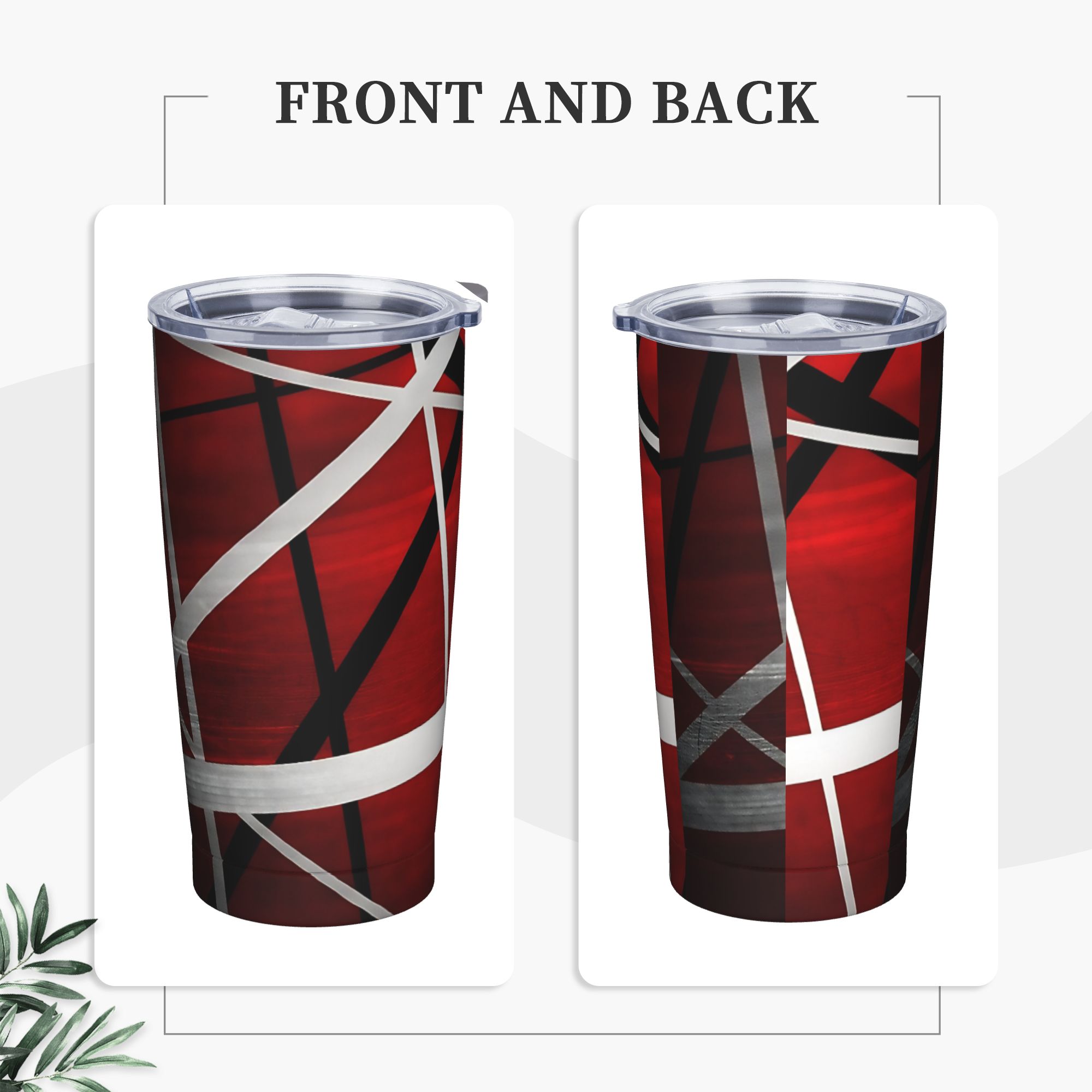V-Van Halens Rot Schwarz Weiß  – Tumbler 20Oz White Bewertung und Preis