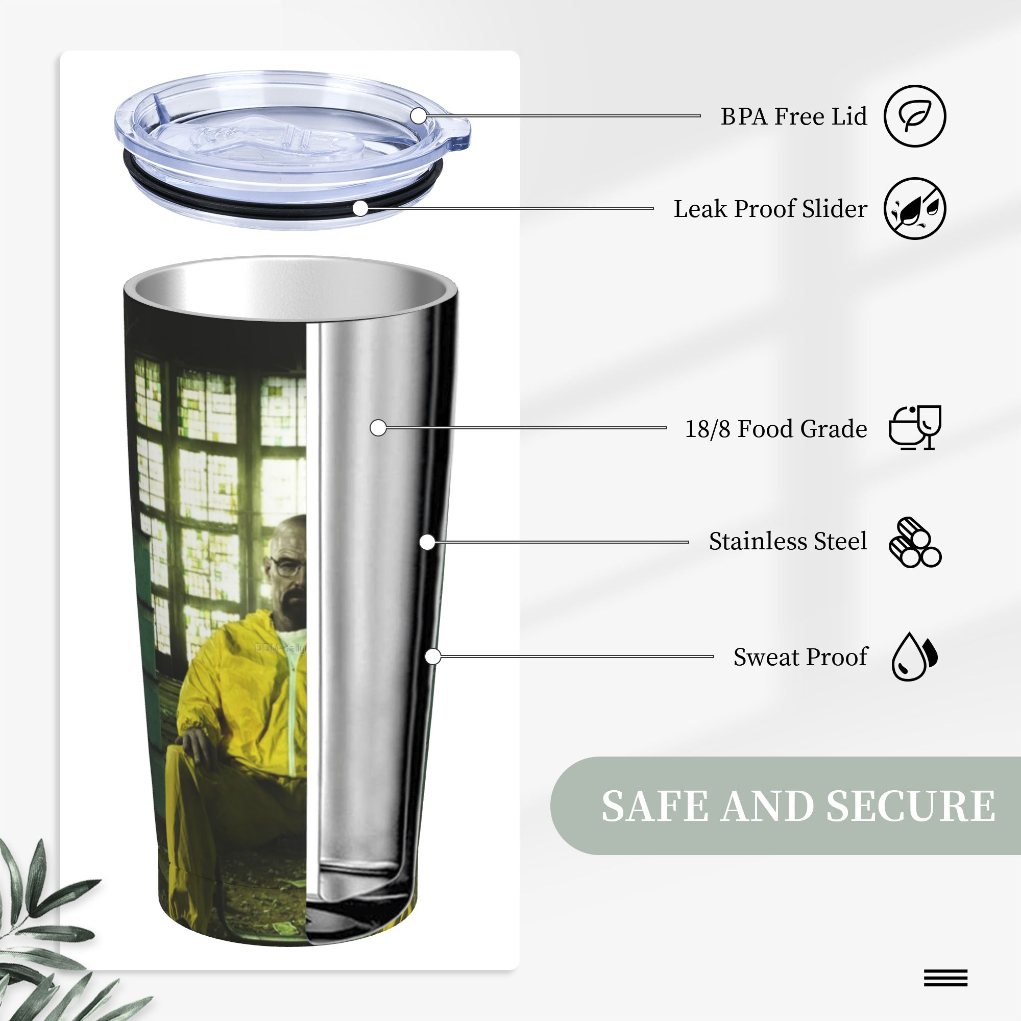 Breaking Bad Walter White Ther – Tumbler 20Oz White Bewertung und Preis